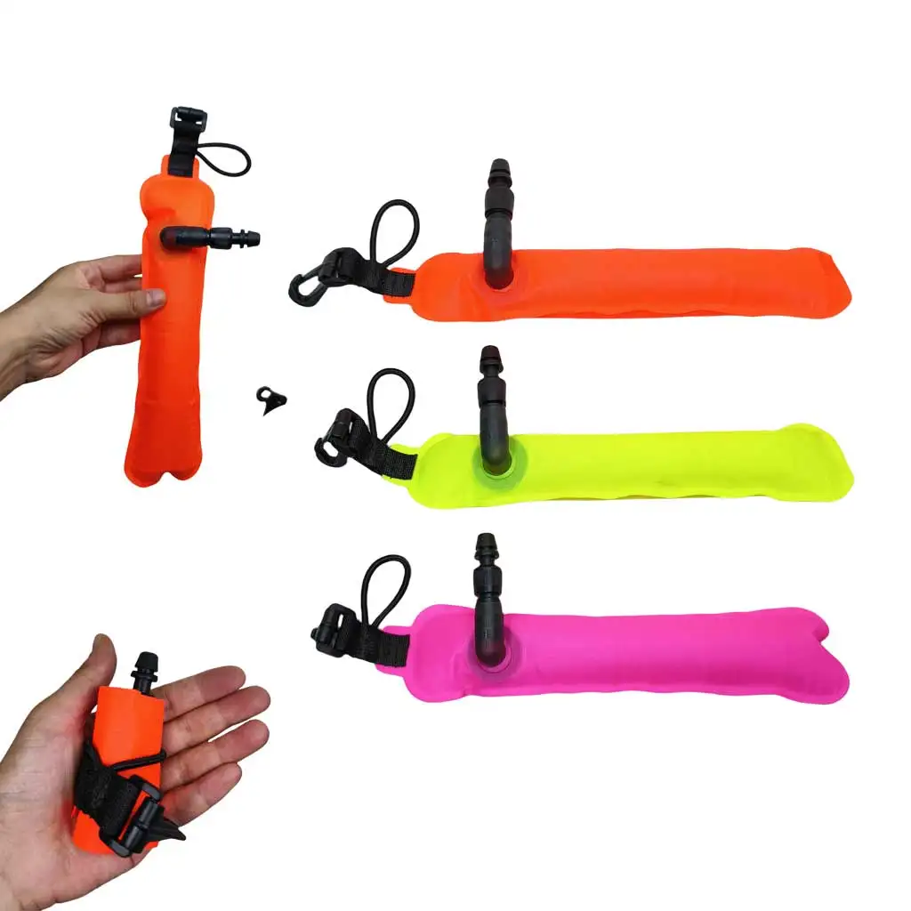 1 قطعة مضيئة سطح صغير ماركر العوامة البسيطة SMB والعتاد العلامة ليلة الغوص علامة السلامة الأساسية ل BCD خزان ظهره غواص هدية #1