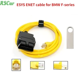 Best ENET Cable ICOM for Bmw F-serie Refresh Hidden Data E-SYS ICOM Coding ECU Programmer OBD2 with Software's Diagnostic Tools