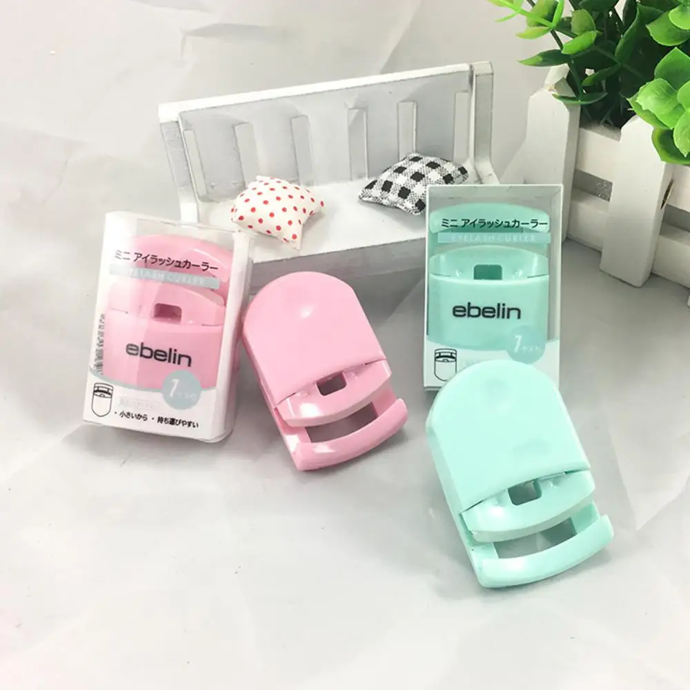 Mini modelador de cílios portátil, amigável para viagem, cosméticos, durável, ferramenta de maquiagem, curvatura precisa, acessórios, clipe