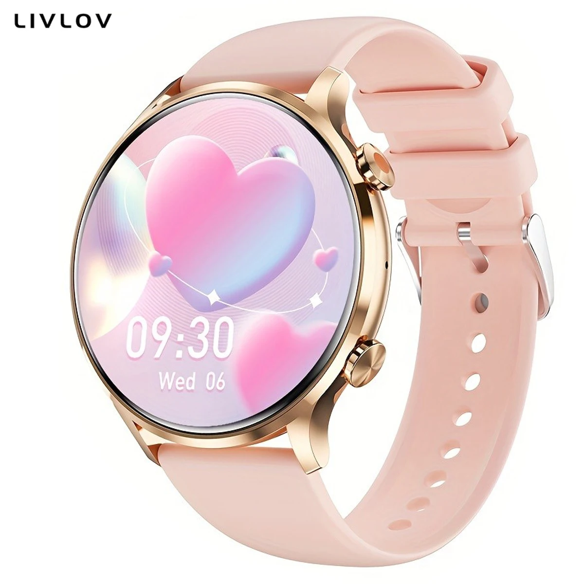 Body Temp Monitor Smartwatch for Women/ Men, 1.39'' HD Touch Screen with Sleep Monitor/ IP67 Waterproof / 100+Sports/ SMS Alerts