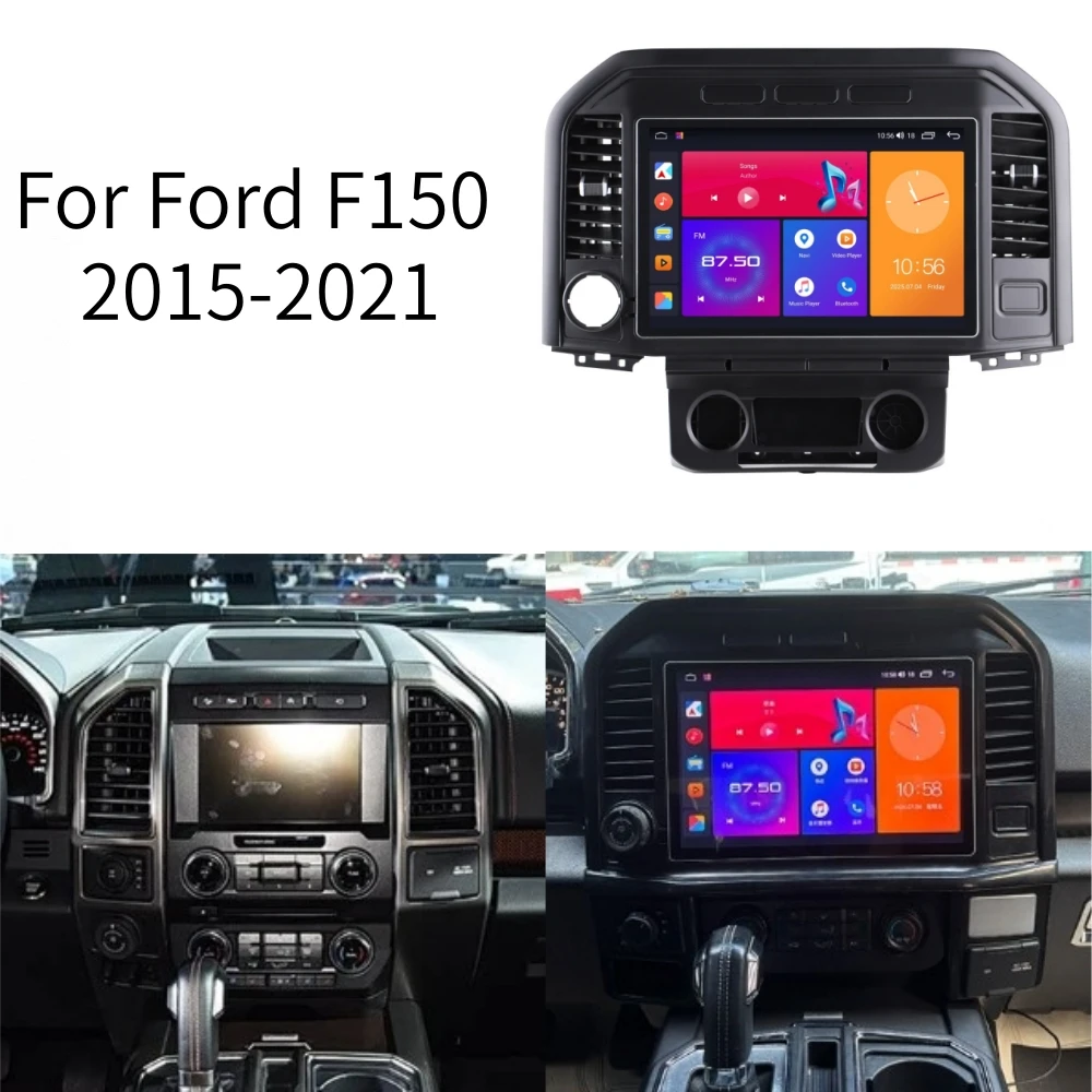LCD Android Screen For Ford F150 2015-2021 Speedometer Car Digital Cluster Cockpit Dashboard Instrument Panel Carplay