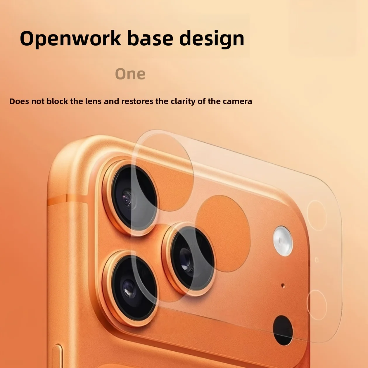 2pcs iPhone 17 Pro Max/17 Pro/17 Air Lens Protector, Flexible Transparent Soft Film, Full Transparency, Scratch-Resistant