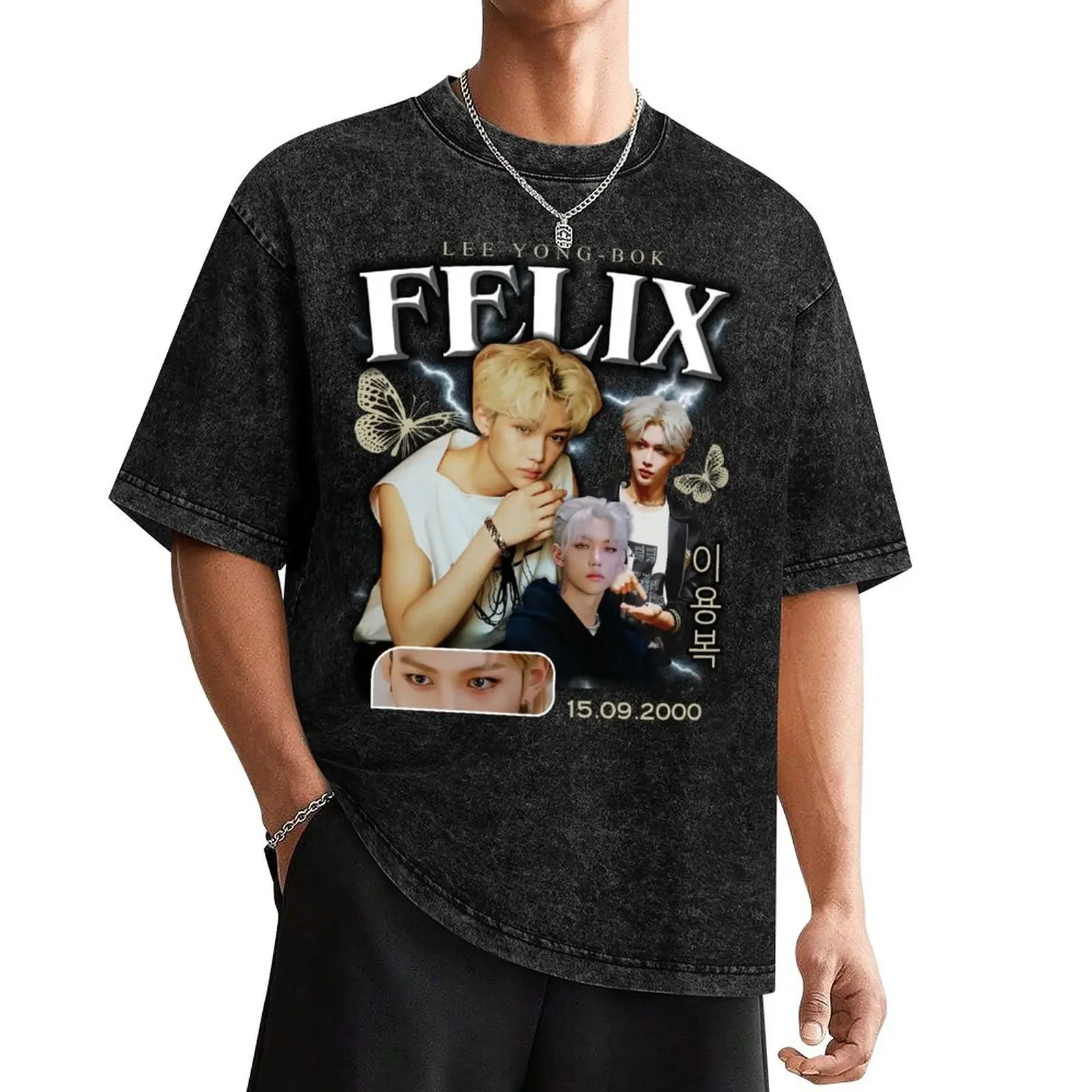 

FELIX Shirt Vintage 90 Retro T Shirt Tee T-Shirt baggy shirts anime t shirts anime tshirt heavy weight t shirts for men