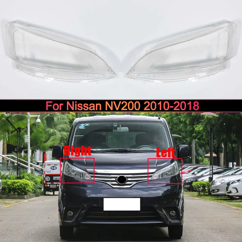 

Car Front Headlight Cover Lampshade Lampcover Caps Headlamp Shell 2010 2011 2012-2018 For Nissan NV200 Lampshade Headlamp Cover