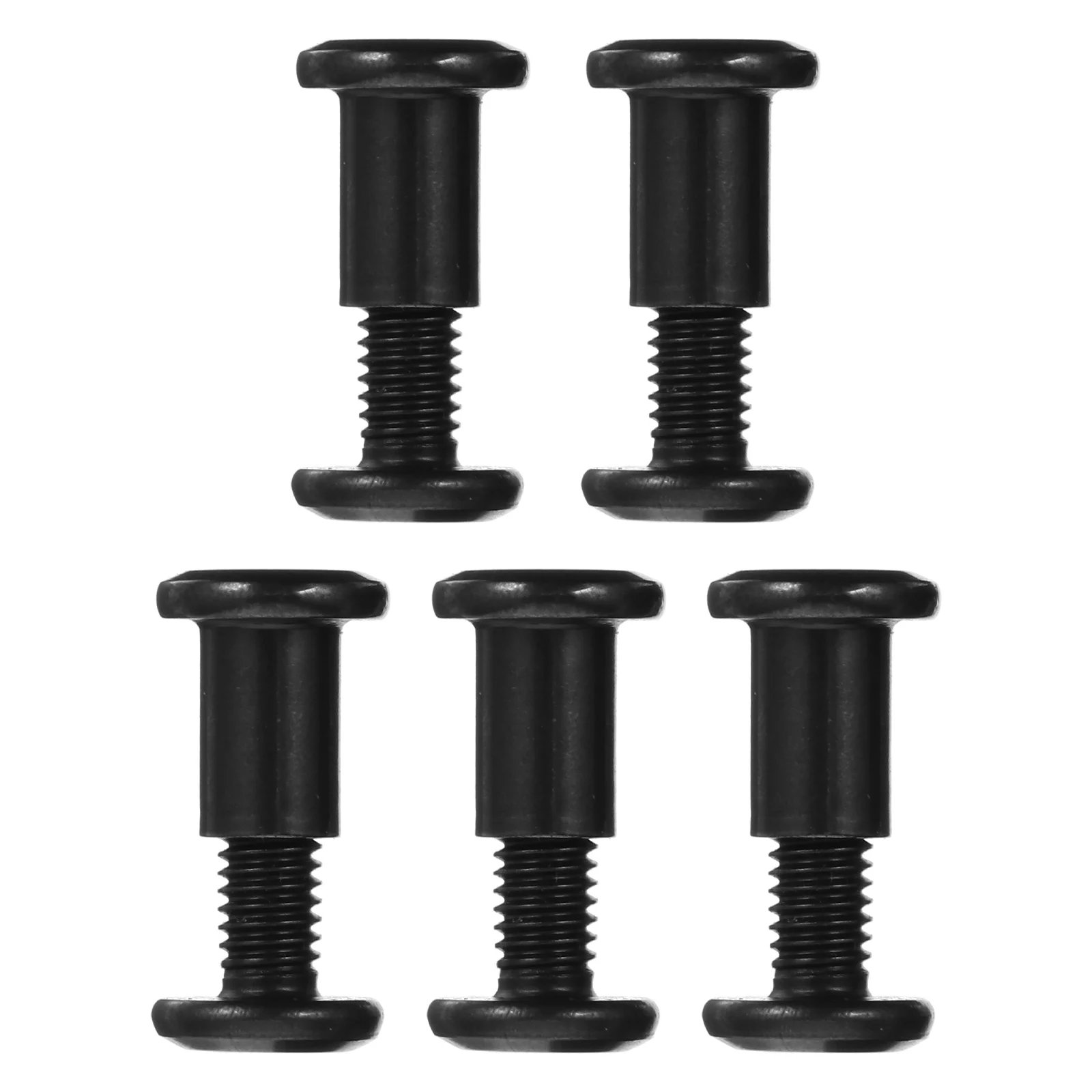 

5pcs Binding Screws Black Scrapbook Photo Album Repair Nuts For Belts Handbags Shoes Diy Decorations Stainless Steel