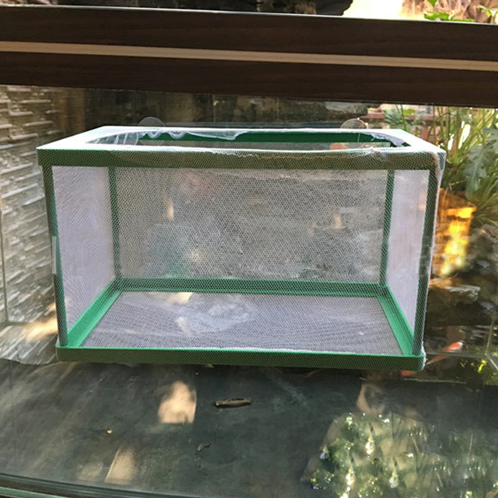 

Fish Tank Isolation Net Incubator Terrarium Breeding Aquarium Hatchery Box Breeder