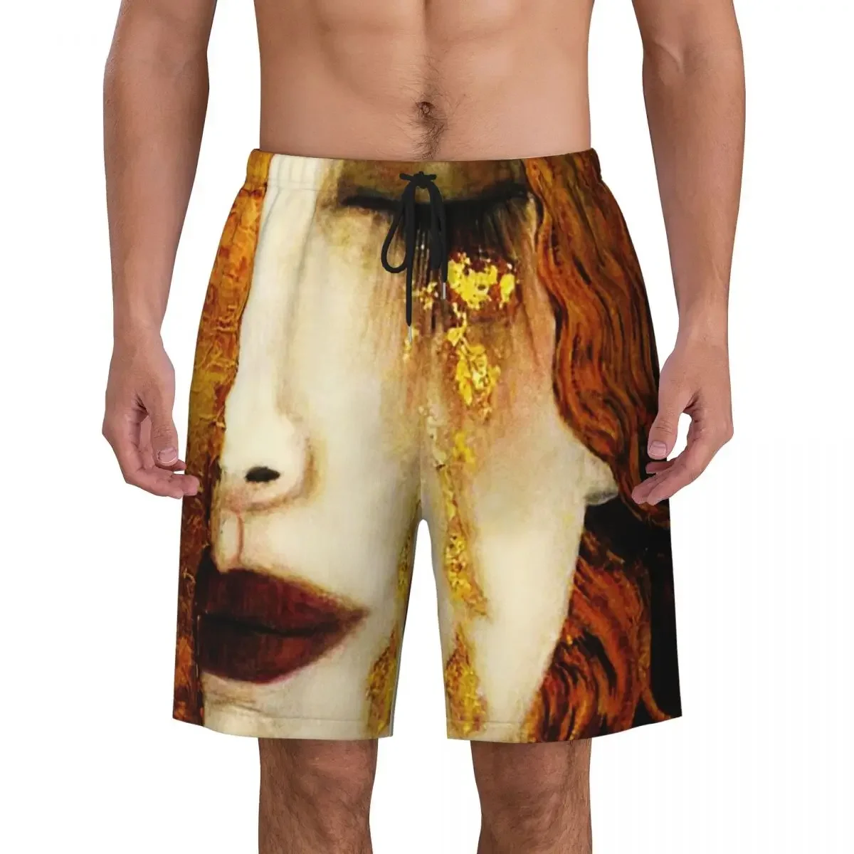 Pantalones cortos personalizados para hombre, ropa de playa de secado rápido, bañadores artísticos con símbolos