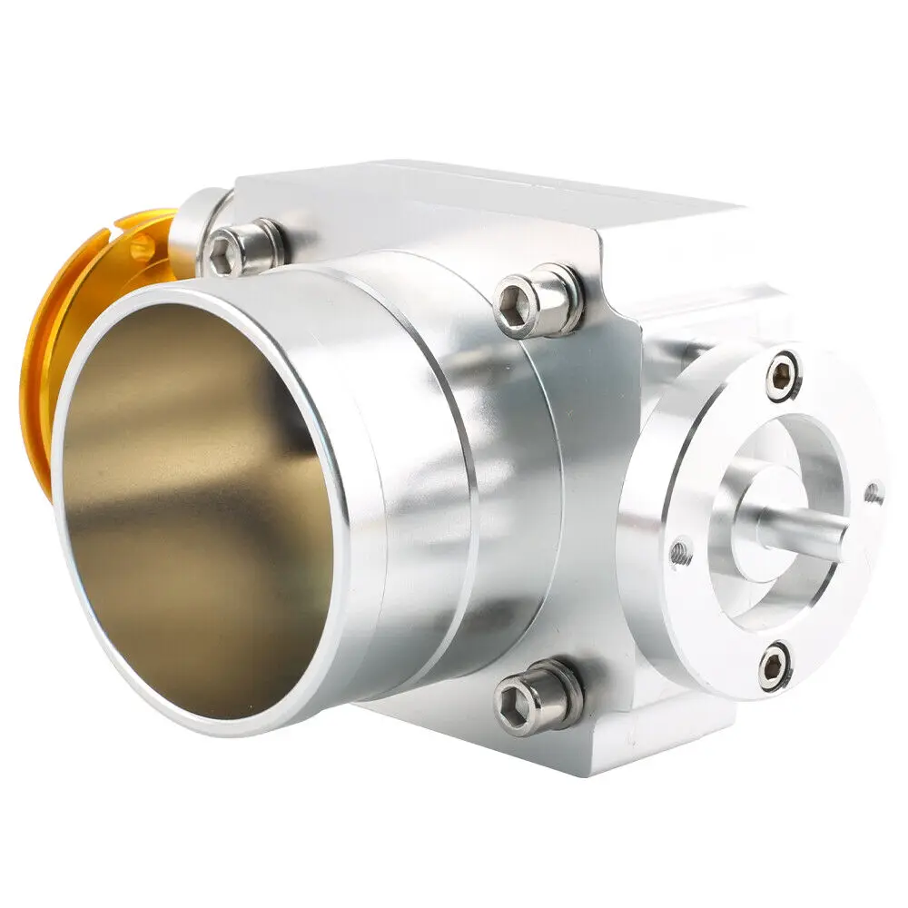 

Cuerpo Aceleración Universal Billet Performance 70 mm, Colector Admisión Alto Flujo, Plateado
