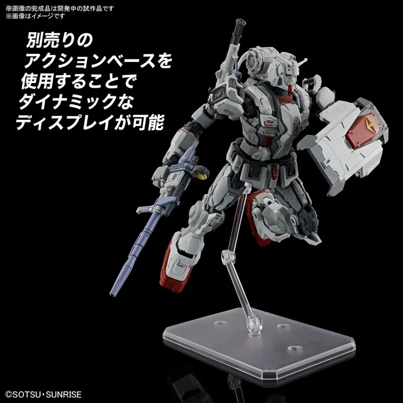 В наличии Оригинальный BANDAI HG 1/144 RX-78[G]E GUNDAM EX [RFV] & MS-06F ZAKU II F TYPE SOLARI [REV] Ver. Сборка аниме-моделей игрушек