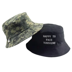 Big Head Man Large Size Sun Hat Lady Reversible Fisherman Hat Pure Cotton Panama Cap Plus Size Bucket Hats 60-63cm 63-65cm