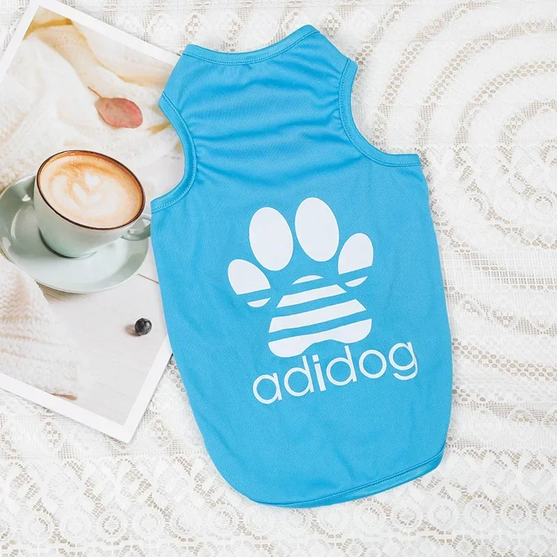 Soft Pet Dog Clothes for Small Dogs Summer Pomeranian Bichon Teddy Dog Thin Vest Breathable Cool Cat Puppy Clothing Pet T Shirt