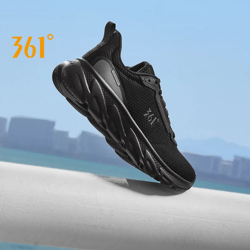 

Мужские кроссовки 361 градус, легкие износостойкие повседневные удобные мужские кроссовки с кожаным лицом на мягкой подошве 672522271F