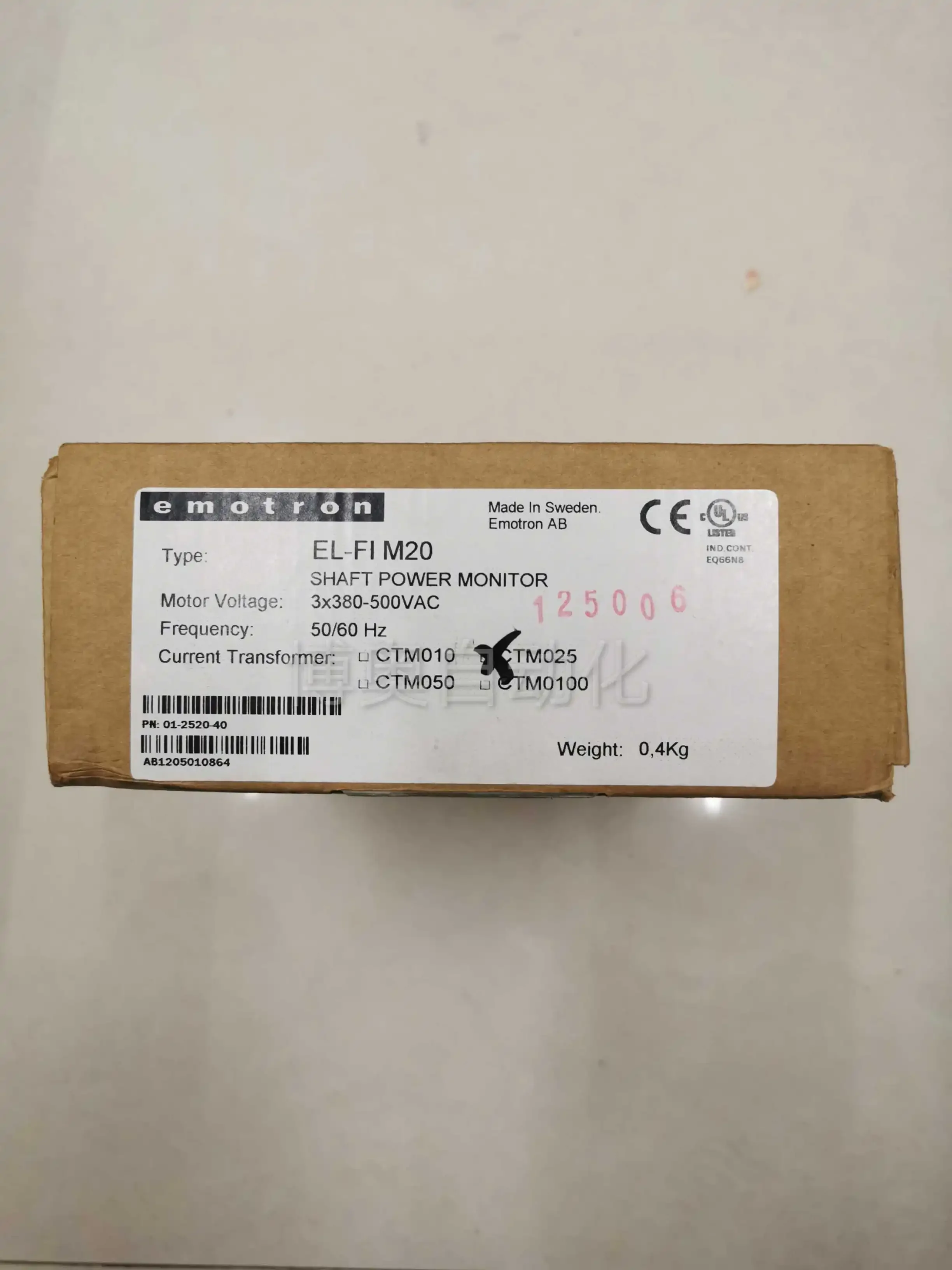 

2025.4 Контроллер Emotron EL-FIM20 EL-FI M20 DLM20 DLM 20, точечный запрос, импортированный из Германии