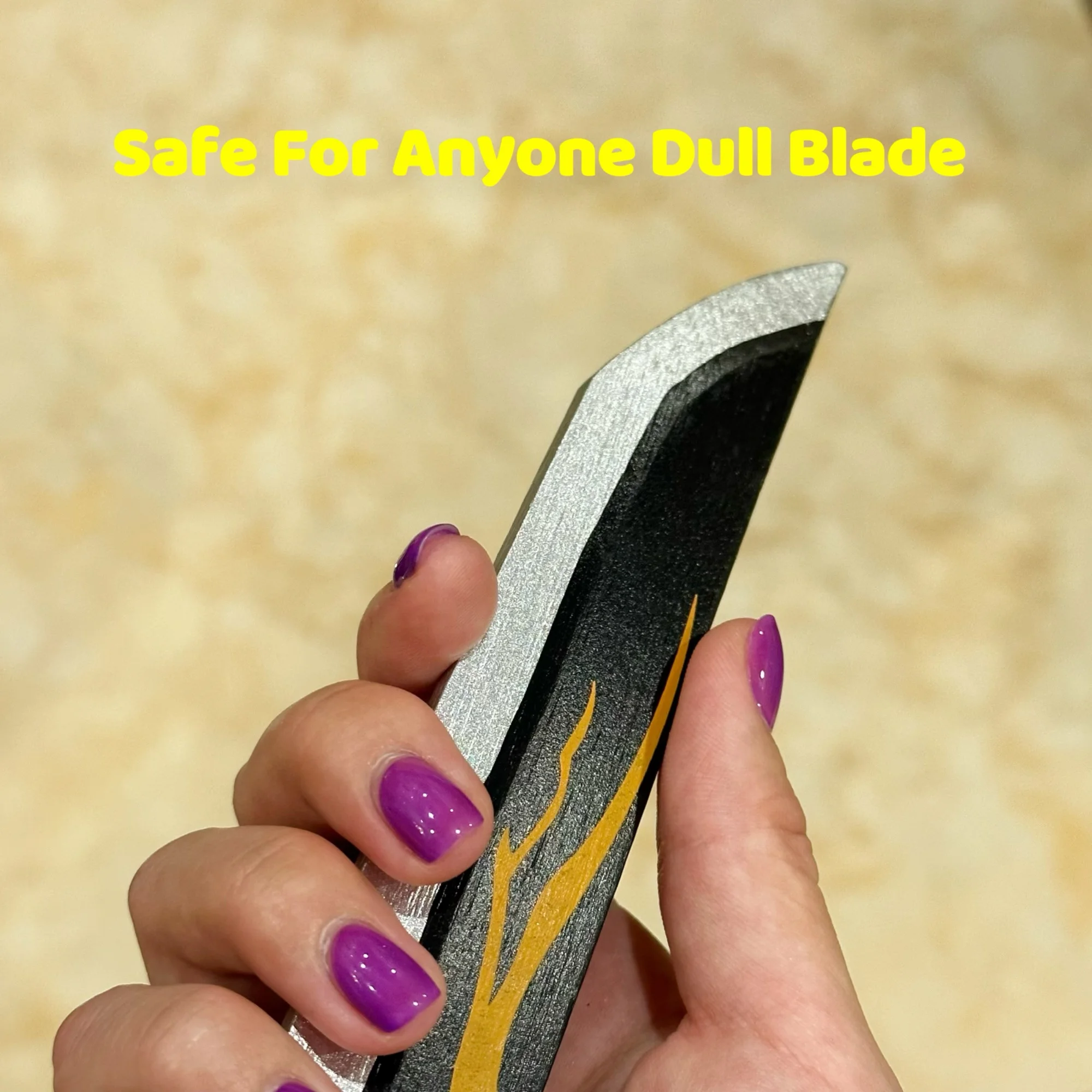 ดาบคาตานะไม้ขนาดจริง 39.3 นิ้ว 100 ซม. ดาบคาตานะ ดาบซามูไร ดาบนินจา อุปกรณ์คอสเพลย์ ของเล่น