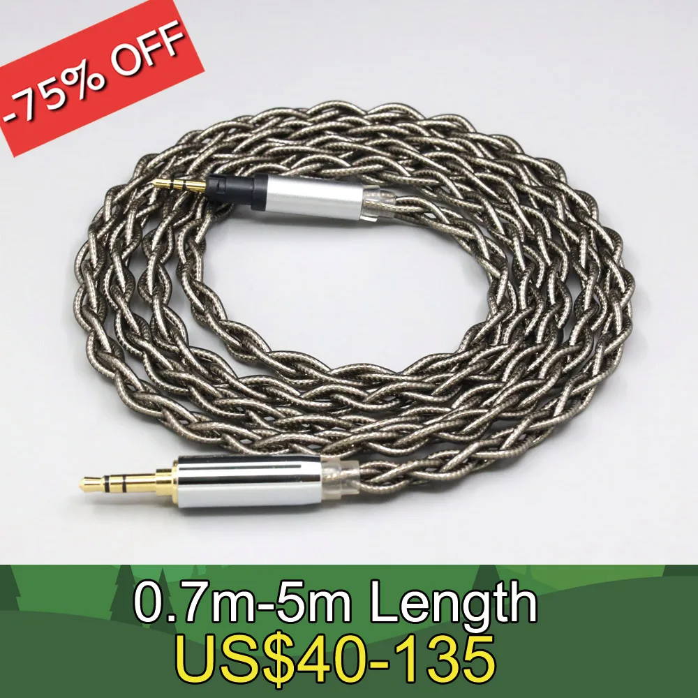 

99% Pure Silver Palladium + Graphene Gold Earphone Shield Cable For Austrian Audio Hi-X15 Hi-X65 Hi-X50 X55 Headphones LN008449