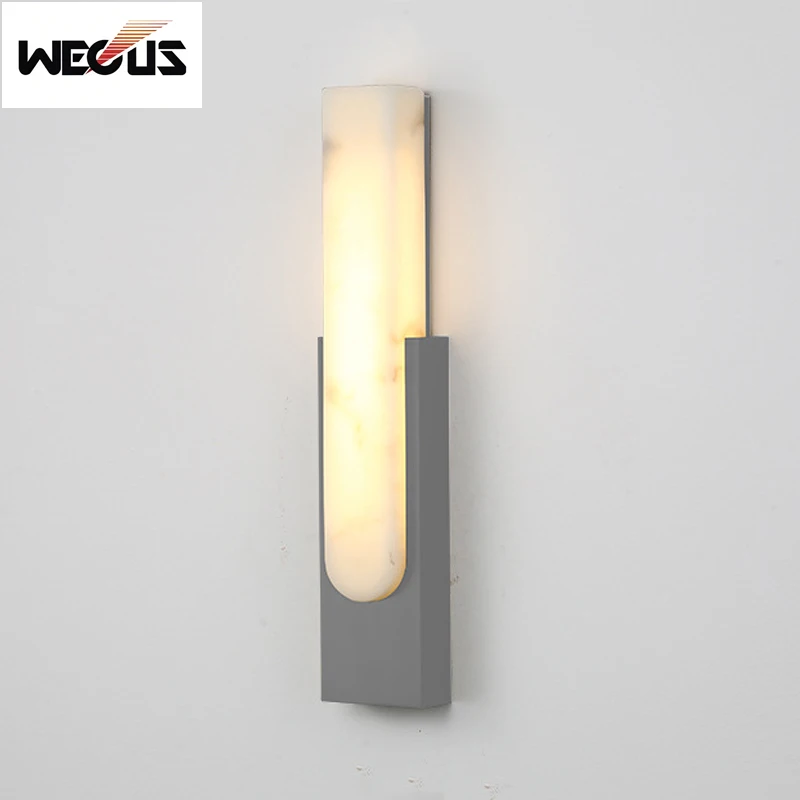 

Nordic Marble Wall Lamps For Living Room, Bedroom, Staircase, Corridor, Balcony And Wall, Simple And Luxurious Bedside Lamps