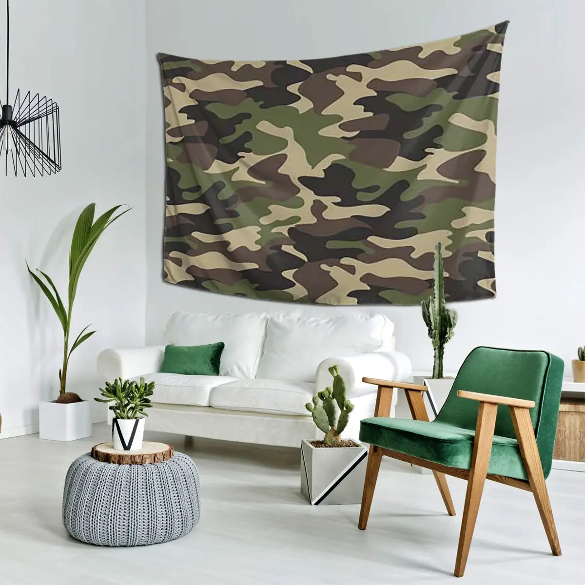 

Камуфляжный гобелен, настенный эстетический домашний декор, гобелены для комнаты в общежитии