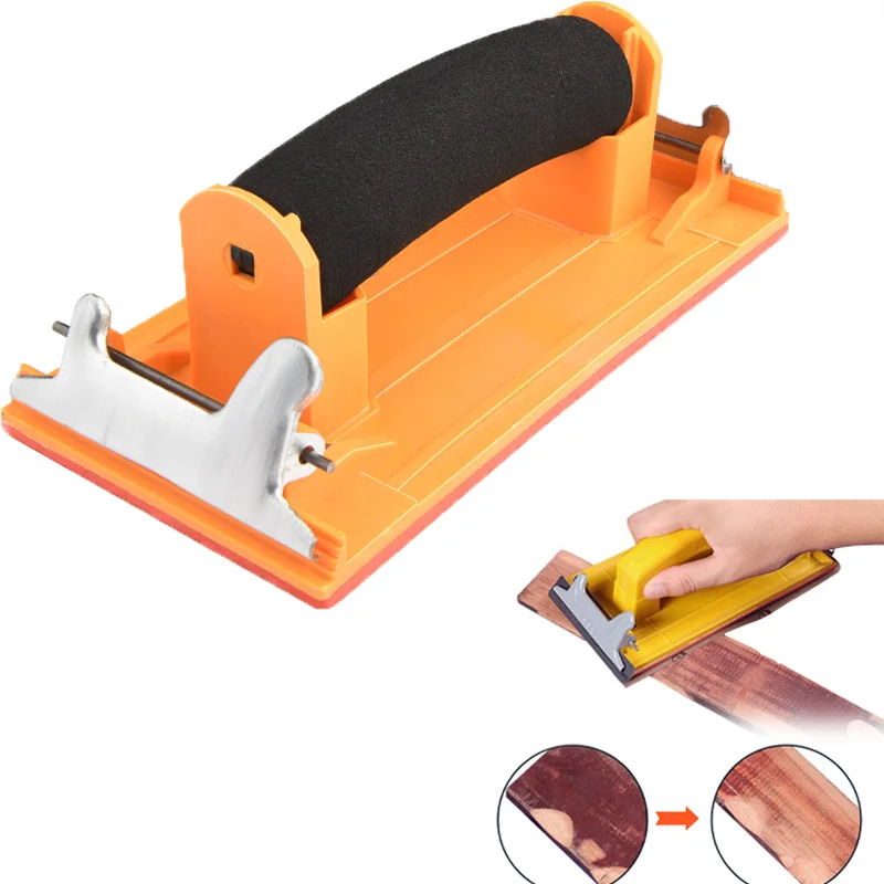 

Hand Sander Sandpaper Holder Support Grinding Metal Polish Woodworking Polishing Abrasive Rust Removal Tool Wall Sand Board