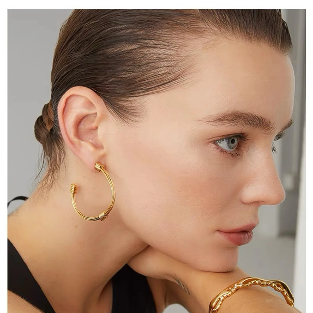 

Earring Women Girls Gifts Simple Fashion Ear Jewelry Accessories Hot Sale Party Gift 2025 New Style