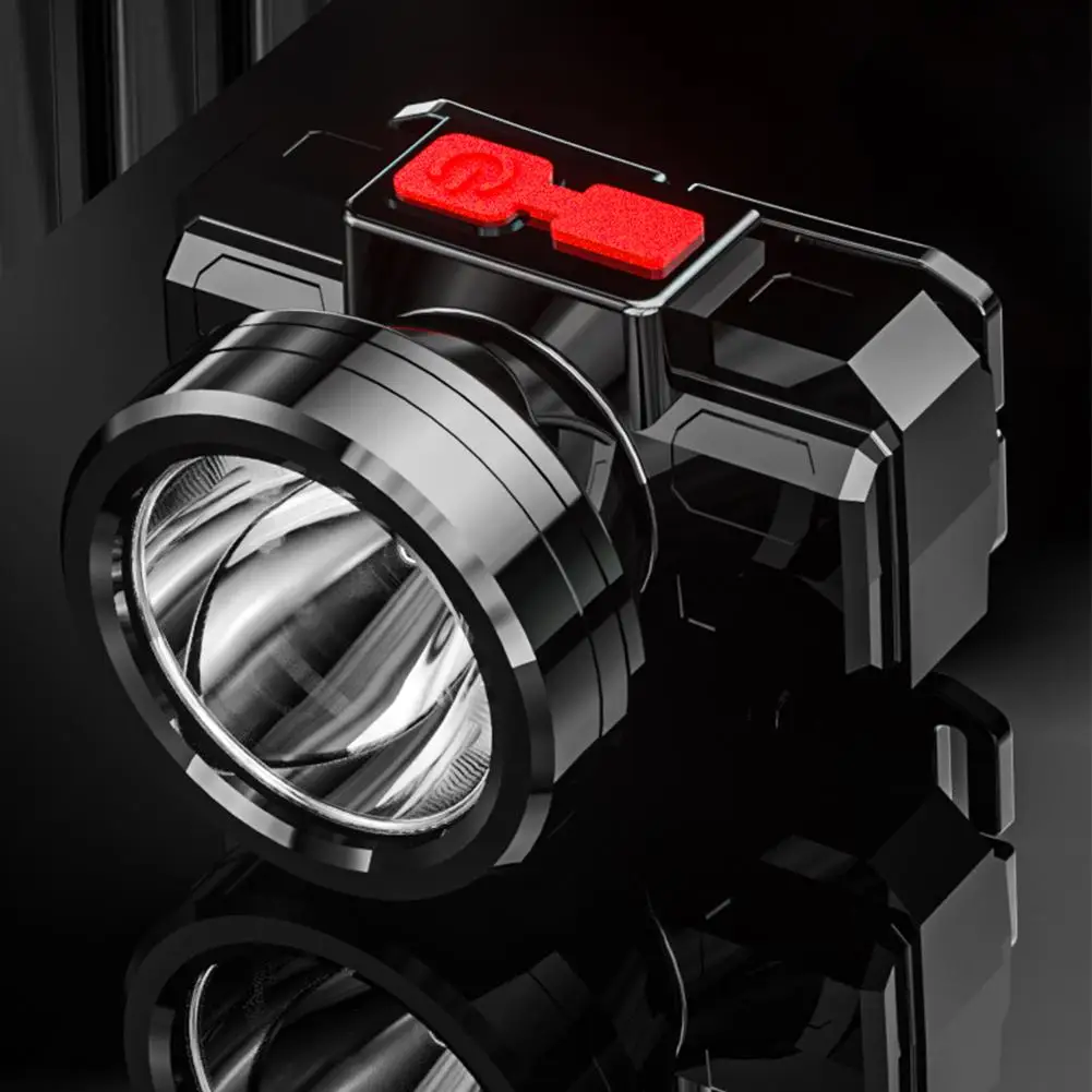 Super Bright LED Headlamp Fishing Headlight Portable Outdoor Headlight Lamp Head Camping Rechageable Flashlight Waterproof P0O2