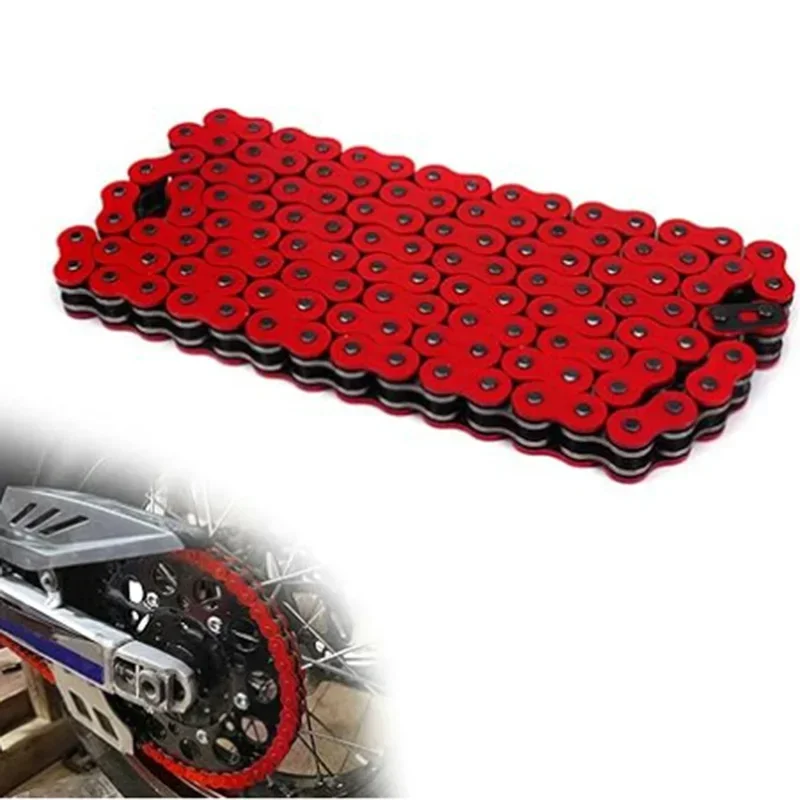 

428H Motorcycle Transmission Chain Link 110 Links Suitable for 50cc 70cc 90cc 110cc 125cc Off-Road Vehicle ATV Kart Mini Bike