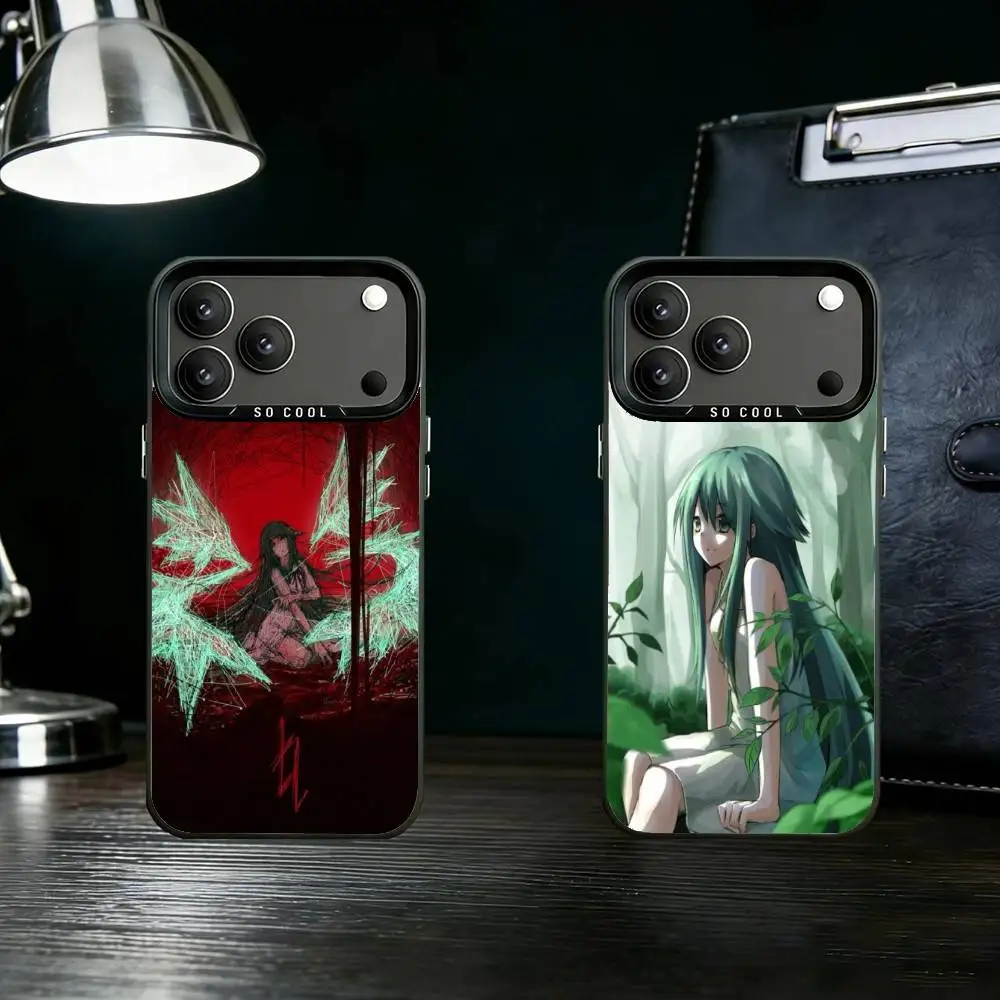 

Video Game S-Saya Song No Uta Phone Case For iPhone 17,16,15,14,13,12,11,Pro Max,Plus Candy Silver Cover
