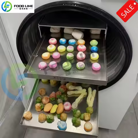 Commercial Lyophilizer &ndash; 220V Vacuum Freeze Dryer for Gummy Bears, Skittles &amp; Snacks