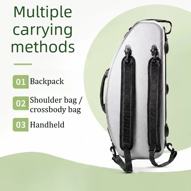 Waterproof Saxophone Case with Lock Treble Alto Tenor Saxophone Box General Wind Instruments Handbag Portable Instrument Bag