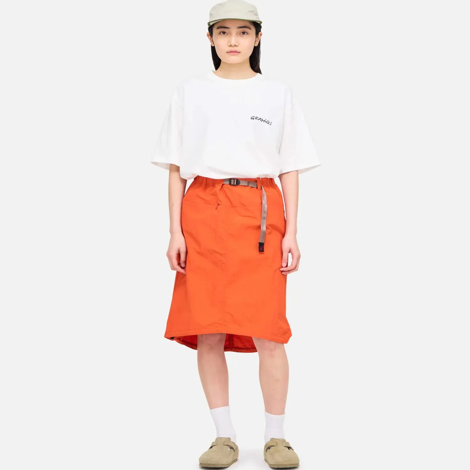 

New 2026 Summer High Waist Elastic Outdoor Casual Skirt Waterproof Collaborative f Length Skirt Outdoor Sle A-Line ...