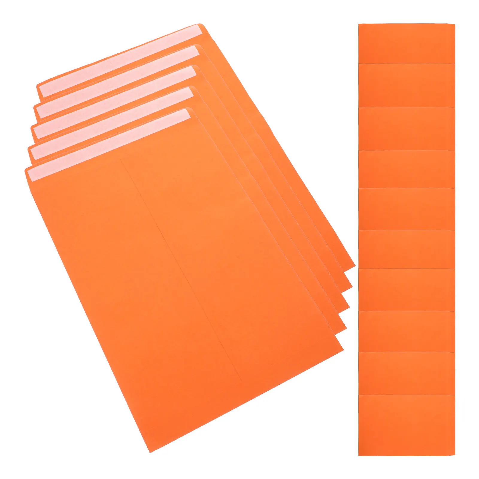 

15Pcs Self-Adhesive Envelopes Thickened Paper File Bags Document Storage Mailing Pockets Office School Multipurpose Storage Bags