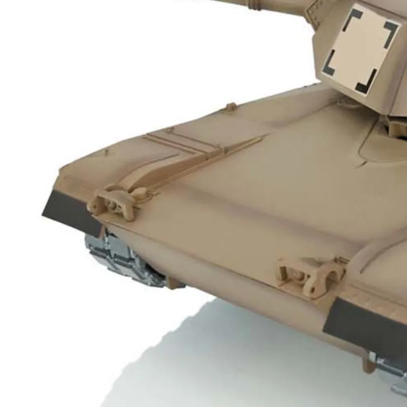 

Heng Long 1/16 7,0 Настроить Abrams Tank RC Пульт дистанционного управления 3918 360 ° Башня с револьверным стволом, тукан, металлические направляющие, дорожное колесо TH17803