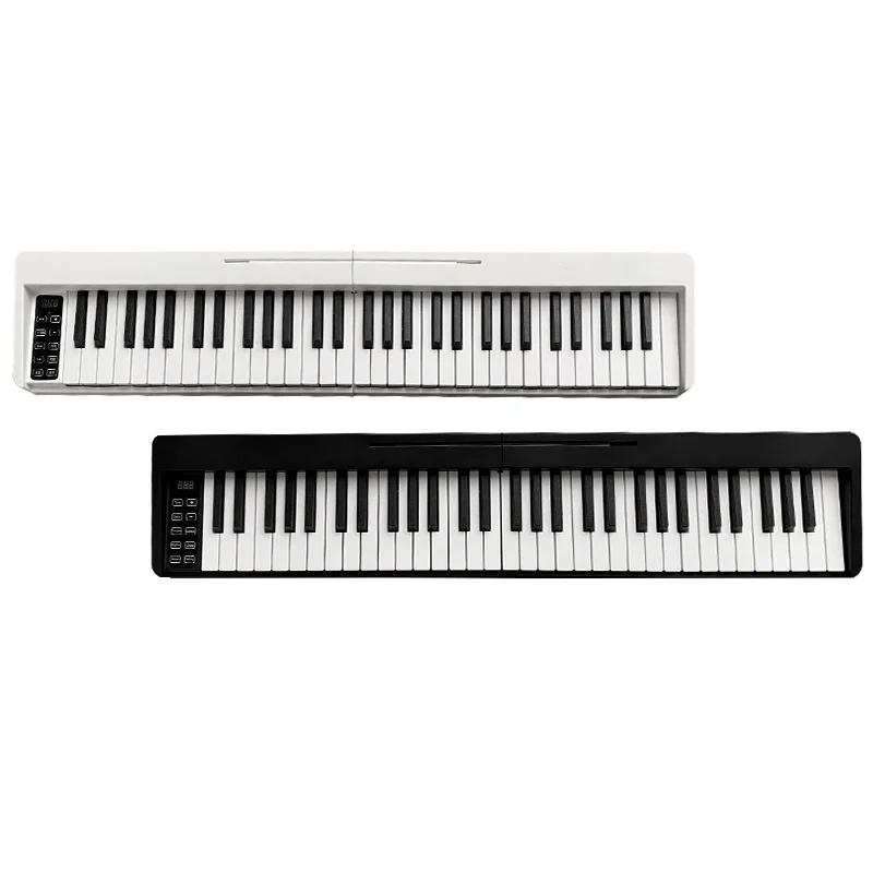 

Hot Sale 61-Key Portable Electronic Organ Keyboard Foldable and Roll Folding Piano for Beginners for Home Practice