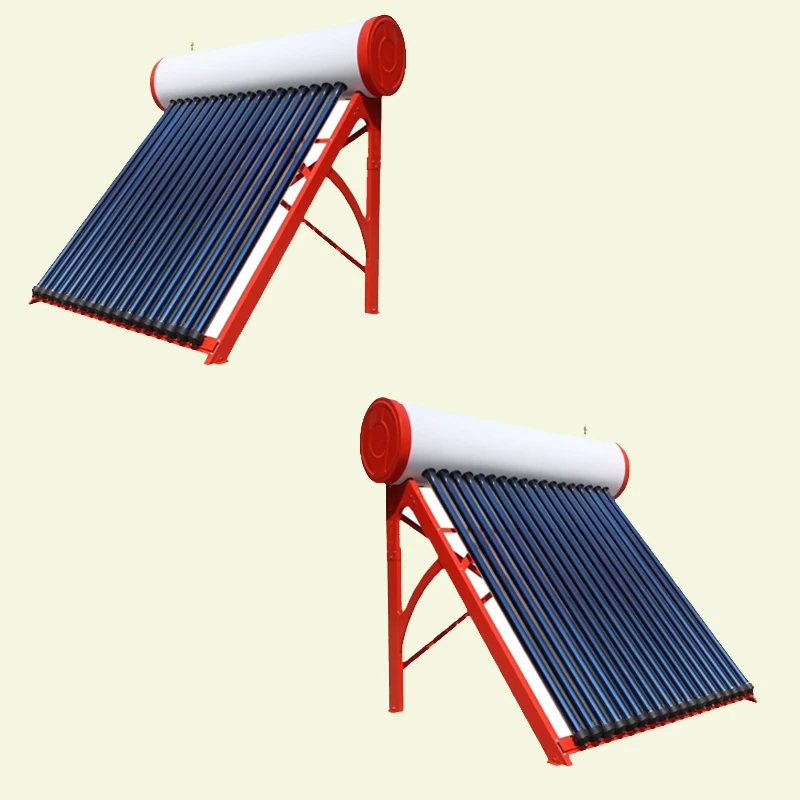 Evacuated tube solar collector efficient electric heater solar energy heating system for home