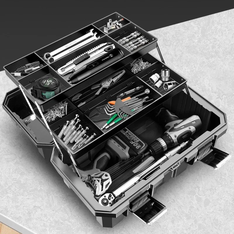 Multifunctional Folding Tool Storage Boxes Electrician Professional Repair Tools Accessories Screwdriver Hardware Organizer Box