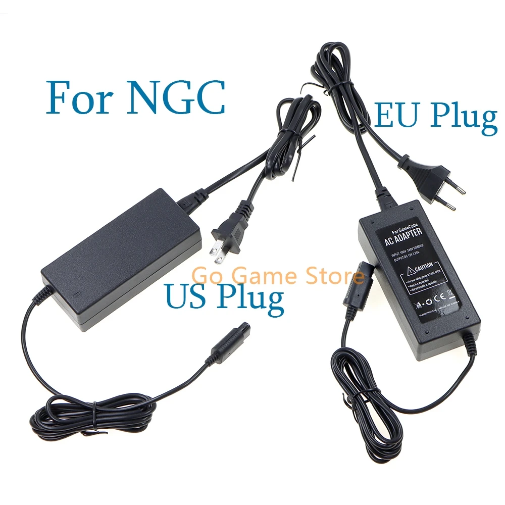

8pcs EU US Plug Power Supply Charger for GameCube Video Game Console Charger For NGC AC Adapter