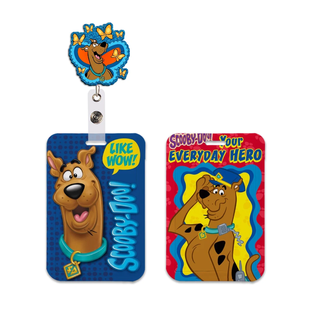

Cartoon Dog Card Case Lanyard ID Badge Holder Strap Students Bus Pass Case Cover Slip Bank Card Holder Accessories