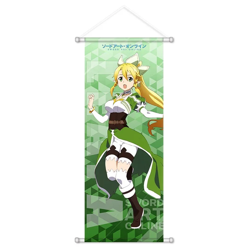 Sword Art Online Anime Peripheral Asuna Kirito Shino Alice Kawaii Posters Canvas Wall Art Pictures Decor Birthday Gift view 5