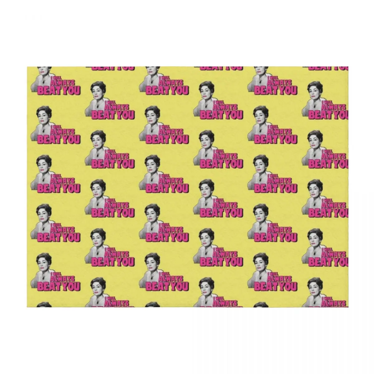 

Mommie Dearest 'Faye Dunaway IS Joan Crawford.. Movie Quote print Throw Blanket Softest Picnic Thins Blankets