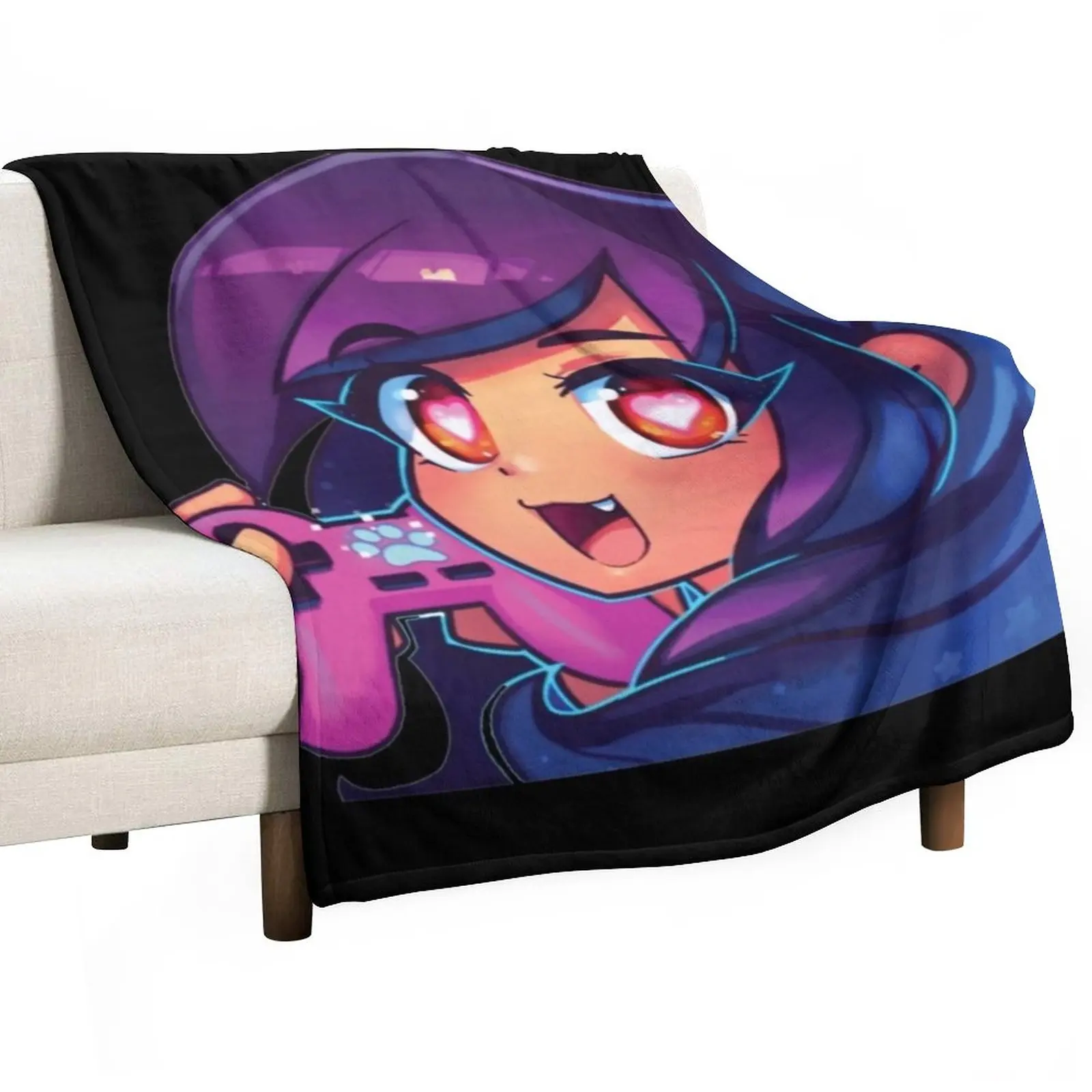 aphmau youtube merch Throw Blanket Sofa Blankets Sleeping Bag Blanket Decorative Sofa Blankets Moving Blanket