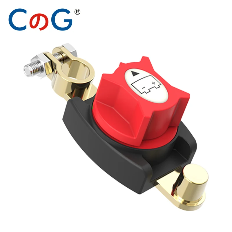 CG New Upgraded Model Battery Disconnect Switch 275A On/Off Battery Power Cut Off Switch 12-48V for Car,RV,Truck,Marine and Boat