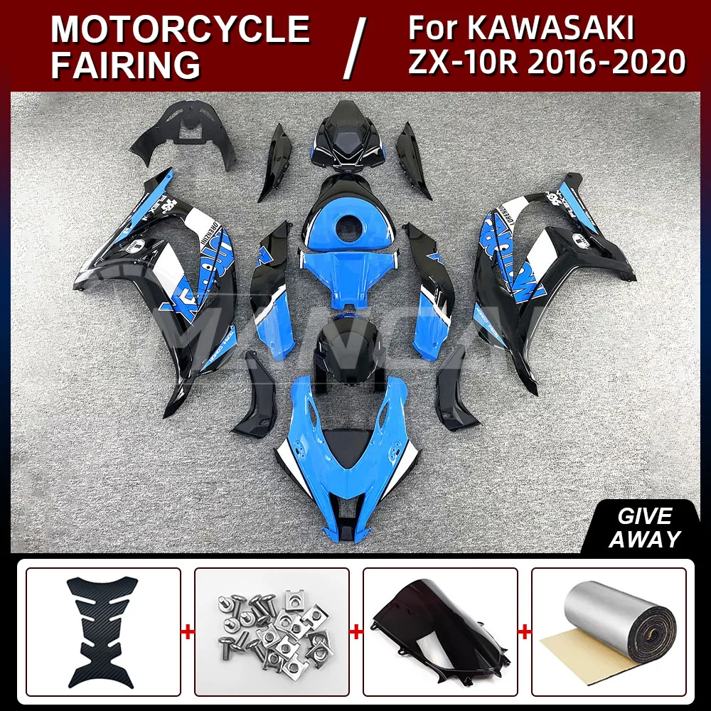 

NEW ABS Motorcycle full fairings kit Injection for KAWASAKI ZX10R ZX-10R 2016-2020 High Quality Body Kit black bule green