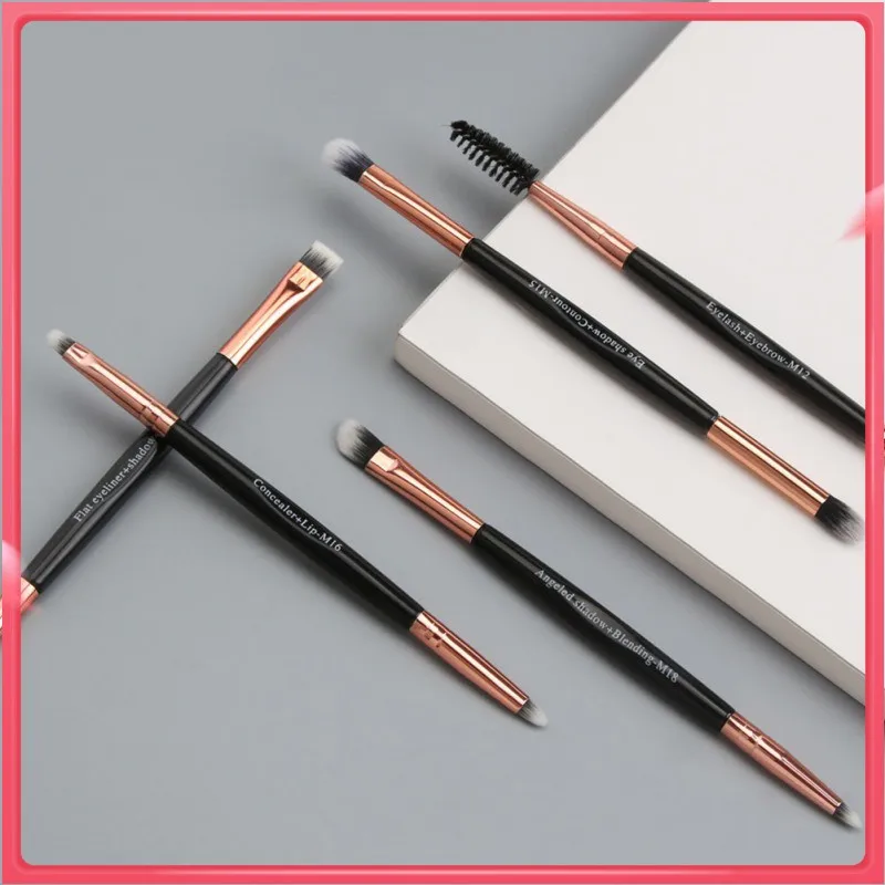 Makeup Brush Sets Portable Double Head Eyebrow Brush Facial Eye Lip Makeup Eyeshadow Concealer Blush Makeup Brush Tool