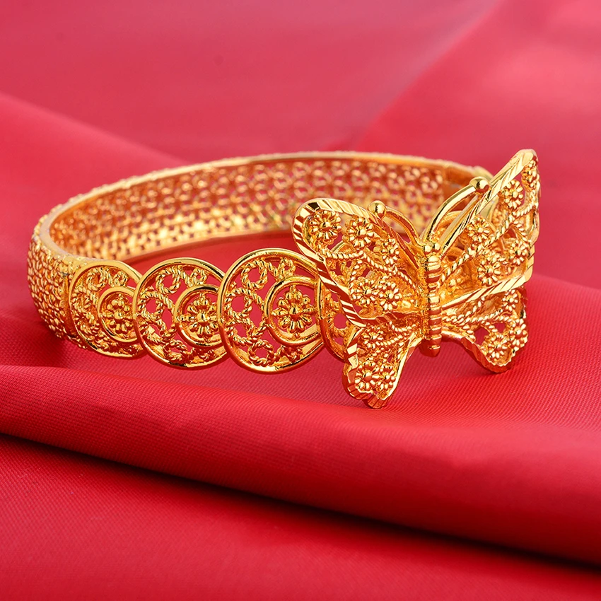 دبي 24K الذهب اللون أساور للنس - مراجعة Ethnic Fashion In Dubai وسعره