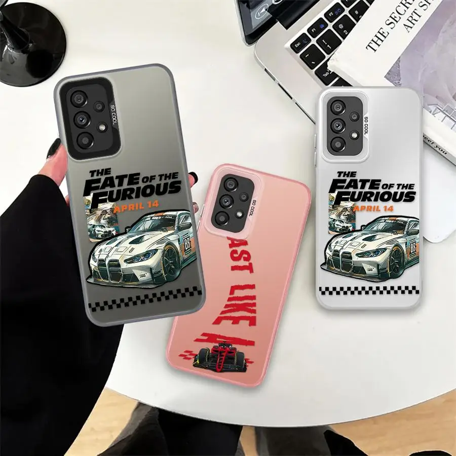 Cool Fashion Car Phone Case For Samsung For Galaxy A32 A16 A34 A24 A25 A15 A14 A17 A13 A12 A23 Soft Shell