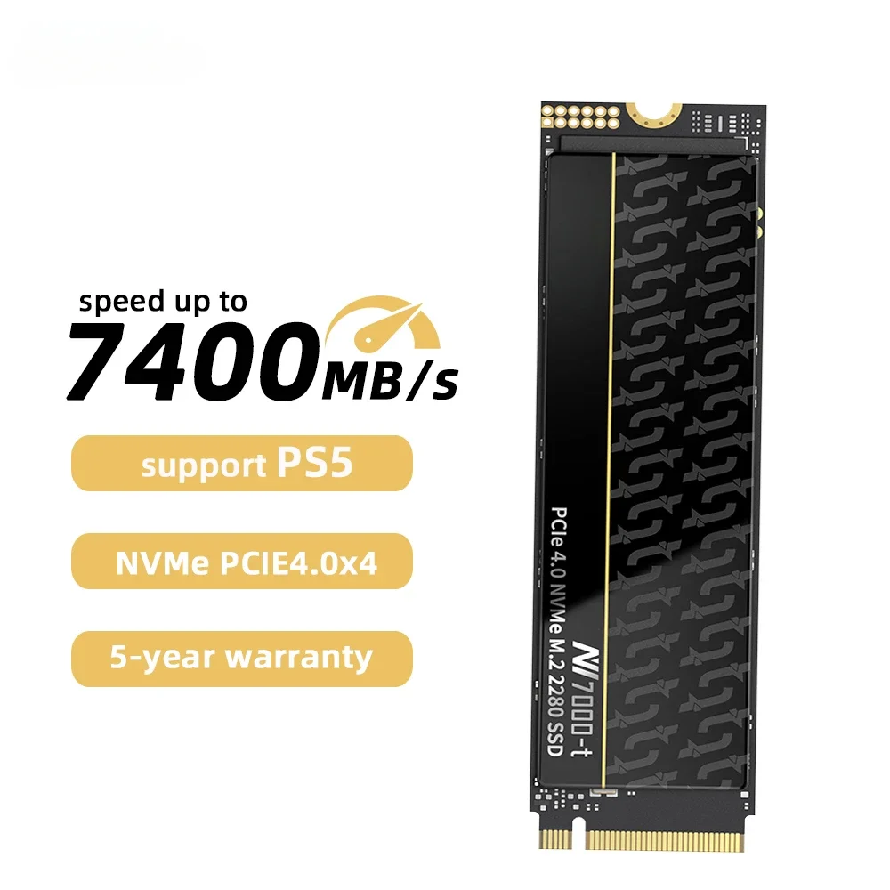 Top SSD nvme M.2 4tb 1tb 2tb SSD m2 2280 Hard Drive PCIe 4.0 x4 Internal Solid State Disk for PS5 Desktop Laptop