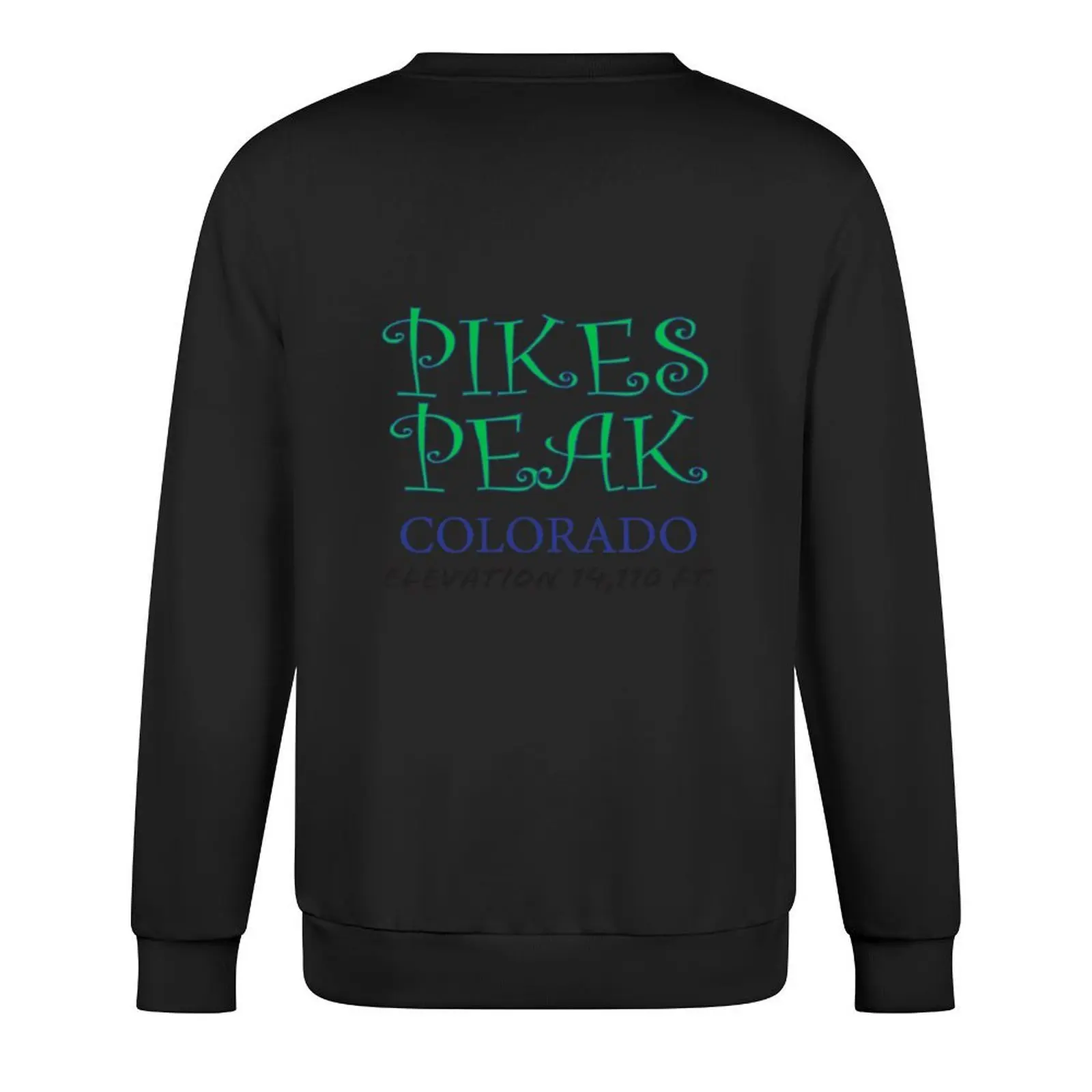 Pikes Peak Colorado ملصق بلوفر ملابس شتوية ملابس جمالية ملابس رجالي مصممة ملابس أنيمي سويت شيرت للرجال