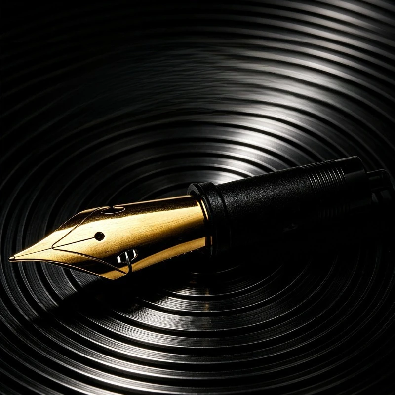 14K Gold Flex Tip No. 6 German JOWO Elastic Pen Nibs Universal Replacement Fountain Pen Tips 0.5F Golden Original Iridium Write