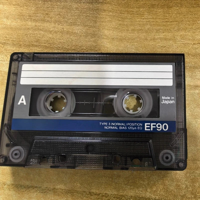 1Pcs 1988 Year Retro Sealed Normal Position Blank Cassette Tape EF90 Collection - Single
