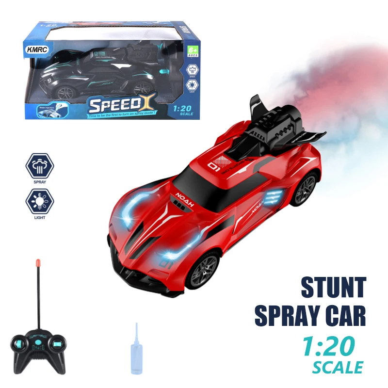 1:20 Symulacja sprayu Zdalnie sterowana ciężarówka Pickup Zabawki dla chłopców 2.4G RC Off-road Racing Drift Car z oświetleniem LED Prezent dla dzieci