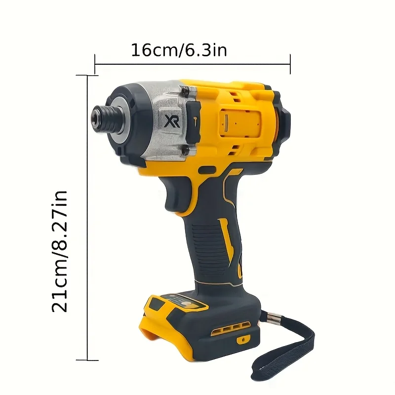 20V 1/4 Impact Driver (Tool Only Without Battery) - Compatible With DeWalt Batteries, 0-2800RMP, With Operation Indicator Light,